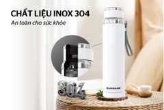 Bình giữ nhiệt inox 304 Sunhouse 920ml KS-TU920FW (màu trắng)