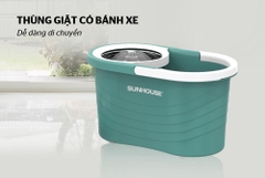 Bộ lau nhà xoay 360 độ Sunhouse KS-CL300IB