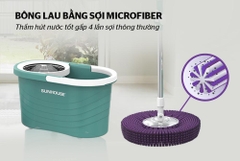 Bộ lau nhà xoay 360 độ Sunhouse KS-CL300IB