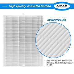 Bộ 2 tấm lọc không khí Hepa và than hoạt tính Winix Zero S Filter
