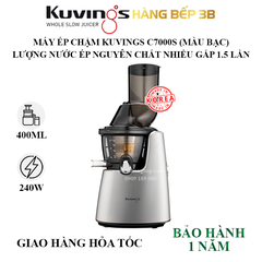 Máy ép chậm Kuvings C7000S (Bạc) - Sản xuất Hàn Quốc