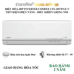 Máy lạnh Comfee Inverter 1.5HP CFS-18VWG