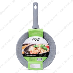 Chảo chiên vân đá Green Cook 22cm GCP01-22IH