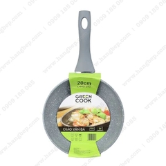 Chảo sâu lòng vân đá Green Cook 20cm GCP02-20IH