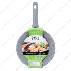 Chảo sâu lòng vân đá Green Cook 24cm GCP02-24IH