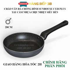 Chảo vân đá chống dính Sunhouse CT28 Plus