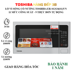 Lò vi sóng có nướng 34 lít Toshiba ER-SGS34(S1)VN