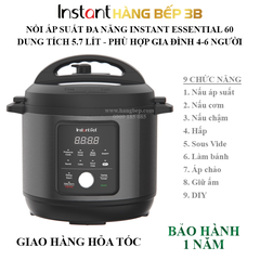 Nồi áp suất đa năng Instant Pot Essential 60 - 9 chức năng