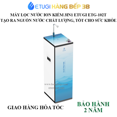 Máy lọc nước ion kiềm Etugi ETG-102T màu xanh trắng