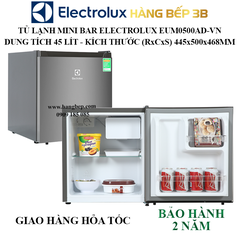 Tủ lạnh mini Electrolux 50 lít EUM0500AD-VN