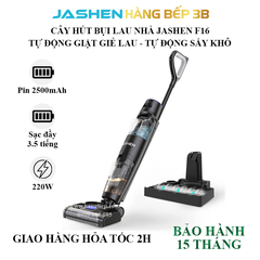 Cây hút bụi lau nhà tự giặt giẻ Jashen F16