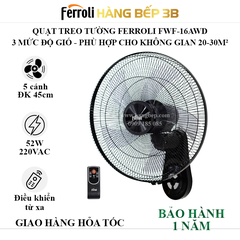 Quạt treo tường Ferroli FWF-16AWD