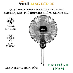 Quạt treo tường Ferroli FWF-16AWM