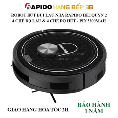 Robot hút bụi lau nhà Rapido Hecquyn 2