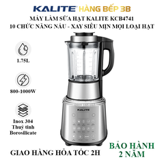 Máy làm sữa hạt Kalite KCB4741 nắp chống trào