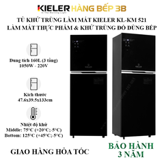 Tủ sấy chén khử trùng làm mát Kieler KL-KM 521