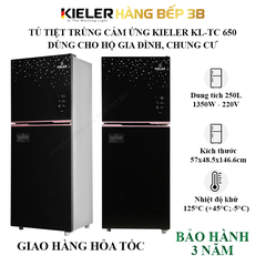 Tủ sấy chén tiệt trùng cảm ứng Kieler KL-TC 650