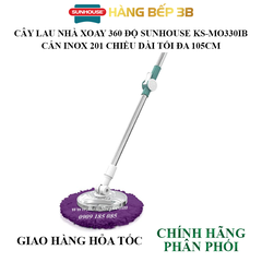 Cây lau nhà xoay 360 độ Sunhouse KS-MO330IB