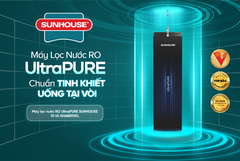 Máy lọc nước RO UltraPure Sunhouse SHA8893KL - 10 lõi lọc