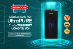 Máy lọc nước RO UltraPure Sunhouse SHA8895KL - 8 lõi lọc