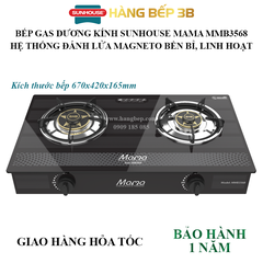 Bếp gas dương kính Sunhouse Mama MMB3568