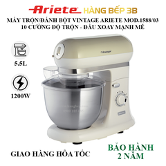 Máy đánh bột Ariete 5.5 lít  MOD.1588/03 - Màu kem