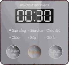Nồi cơm điện tử Sharp 1 lít KS-COM100DV-WH