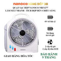 Quạt sạc điện Nanoco NRF1277