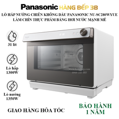 Lò hấp nướng chiên không dầu Panasonic NU-SC280WYUE 31 lít