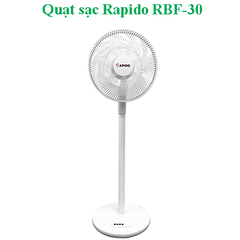 Quạt sạc điện Rapido RBF-30