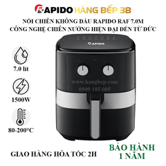 Nồi chiên không dầu Rapido 7 lít RAF 7.0M