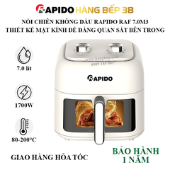 Nồi chiên không dầu Rapido RAF 7.0M3 - 7 lít