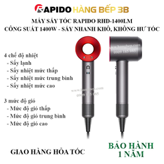 Máy sấy tóc Rapido RHD-1400LM