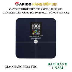 Cân sức khỏe điện tử Rapido RSB05-BS