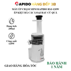 Máy ép chậm Rapido RSJ-120W