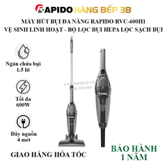 Máy hút bụi Rapido RVC-600H1