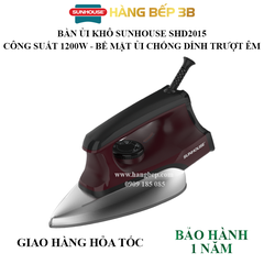 Bàn ủi khô Sunhouse SHD2015