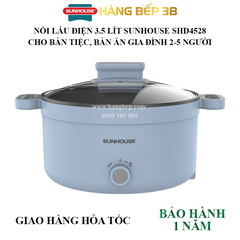 Nồi lẩu điện Sunhouse 3.5 lít SHD4528