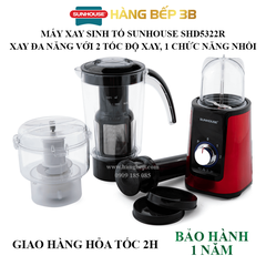 Máy xay sinh tố Sunhouse SHD 5322 Đỏ