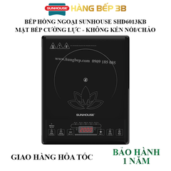 Bếp hồng ngoại Sunhouse SHD6013KB - Kèm vỉ nướng