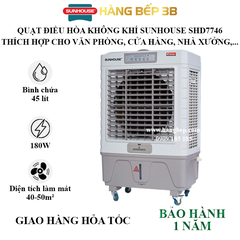 Quạt điều hòa không khí Sunhouse SHD7746