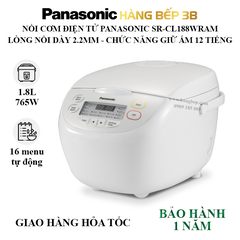 Nồi cơm điện tử Panasonic 1.8 lít SR-CL188WRAM