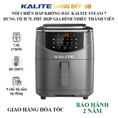 Nồi chiên không dầu hơi nước Kalite 7 lít Steam 7