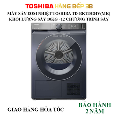 Máy sấy bơm nhiệt Toshiba TD-BK110GHV(MK) 10kg