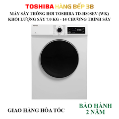 Máy sấy thông hơi Toshiba TD-H80SEV(WK) 7.0kg