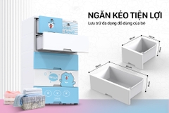 Tủ nhựa trẻ em 6 ngăn Happy Kids Sunhouse KS-CA688B6