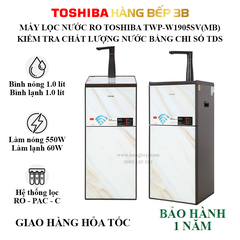 Máy lọc nước RO nóng lạnh Toshiba TWP-W1905SV điều khiển từ xa