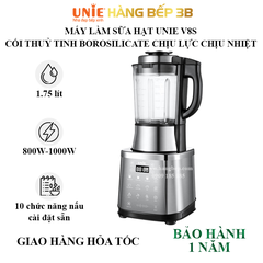 Máy làm sữa hạt Unie V8S - 10 chức năng xay nấu