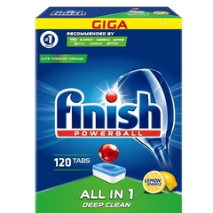 Viên rửa chén Finish all in 120 viên FVAT120LM - Hương Chanh