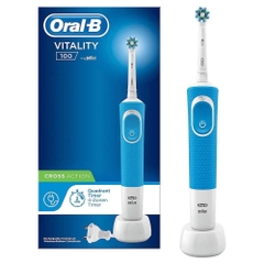 Bàn chải điện sử dụng pin Oral-B Vitality CrossAction blue D100.423.1